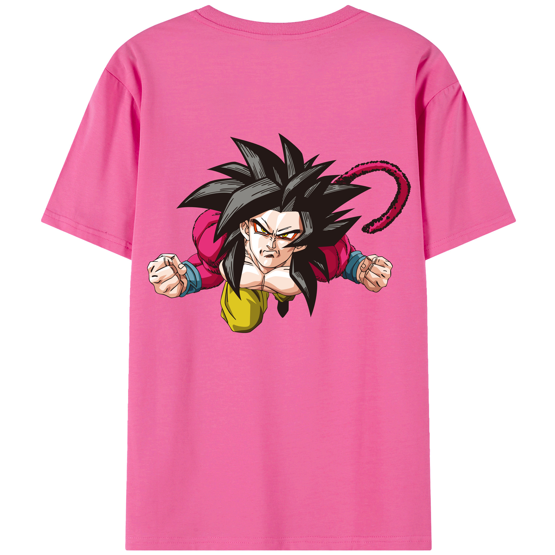 （画像用） ドラゴンボール 孫悟空（そん ごくう）Son Goku カカロット DRAGON BALL Kakarotto レディース半袖Tシャツ(バックプリント)